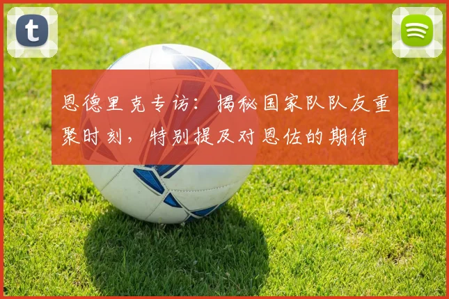 恩德里克专访：揭秘国家队队友重聚时刻，特别提及对恩佐的期待
